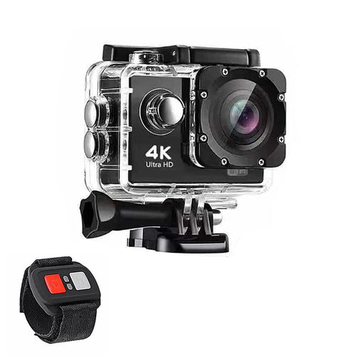 4K Waterproof Action Camera with WiFi & Wrist Remote”