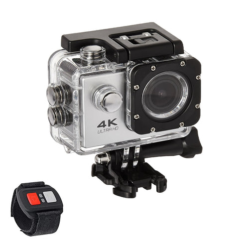 4K Waterproof Action Camera with WiFi & Wrist Remote”