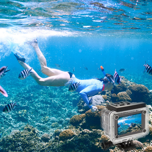 4K Waterproof Action Camera with WiFi & Wrist Remote”