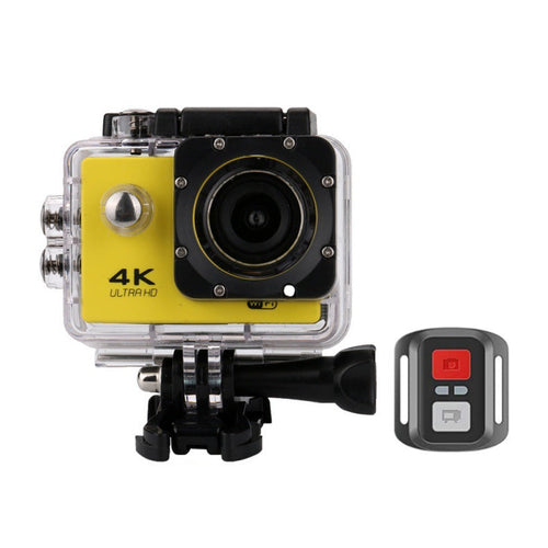 4K Waterproof Action Camera with WiFi & Wrist Remote”